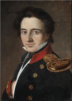 Portrait of Guvernor on the Gold Coast, Fritz Mørch - Frederik Ludwig Storch