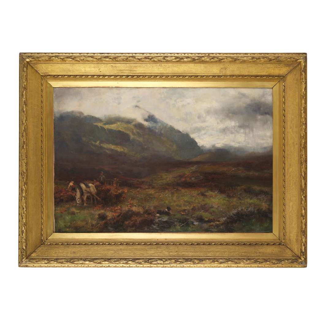 Artwork by David Farquharson, AMONG THE BRACKENS, Made of oil on canvas