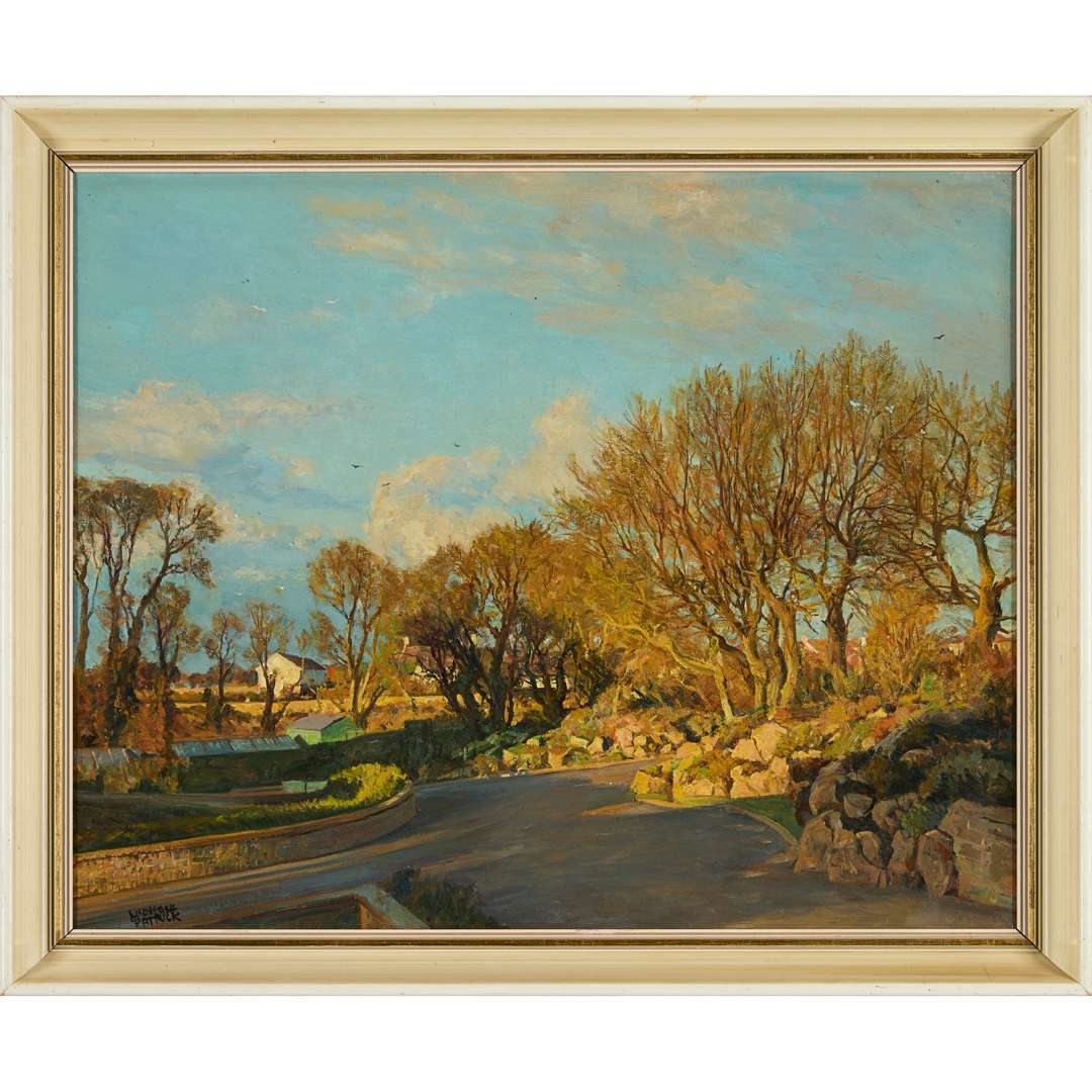 Artwork by James McIntosh Patrick‏, VIEW FROM CRAIGIE KNOWE, Made of oil on canvas