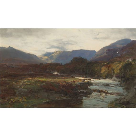 THE NORTH ESK, INVERMARK by David Farquharson, 1895-6
