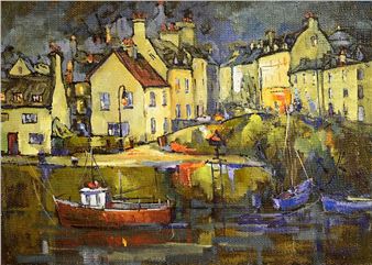 Roundstone in Moonlight - Diana Pivovarova