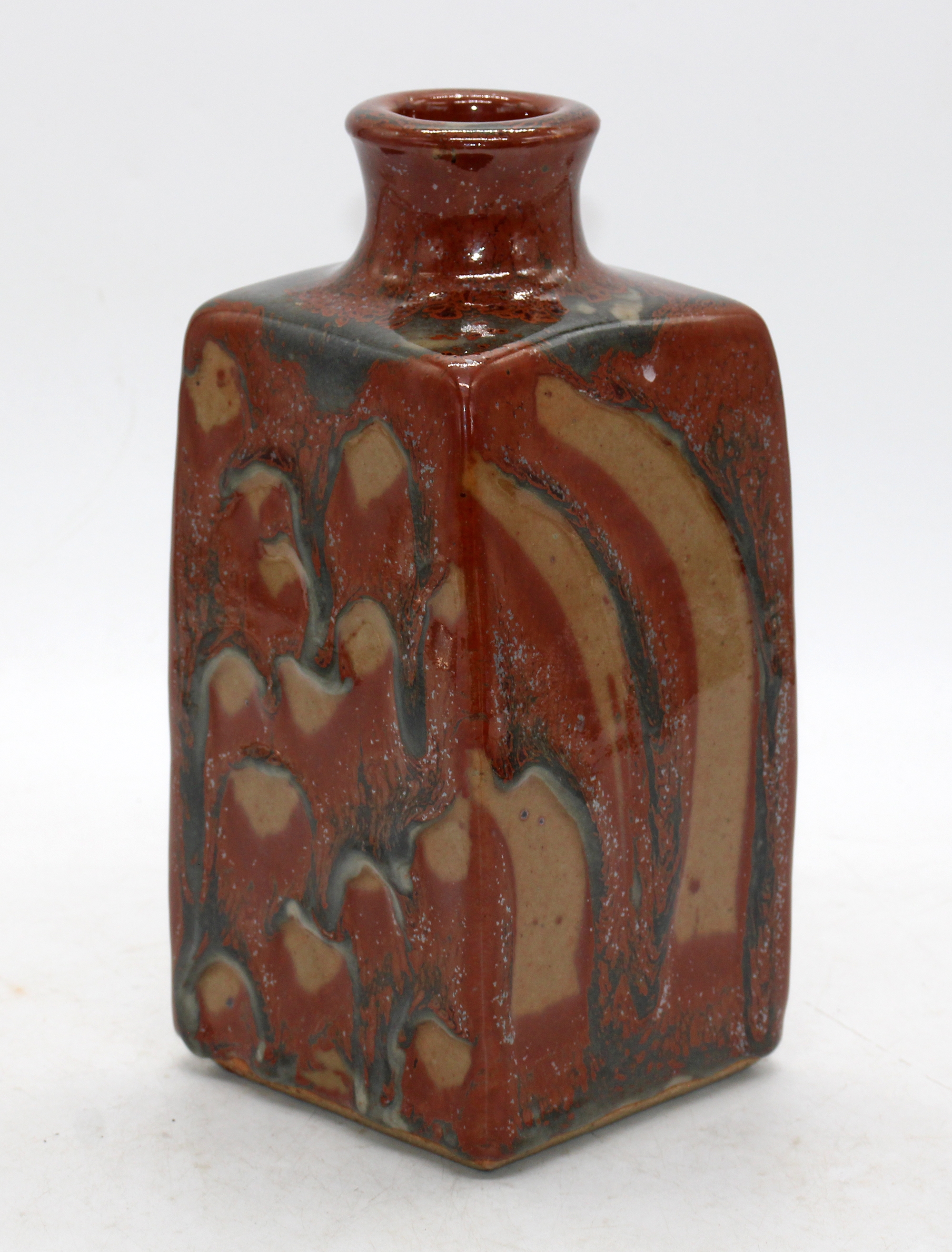 Hyme Rabinowitz | Mottled glazed stoneware vase | MutualArt