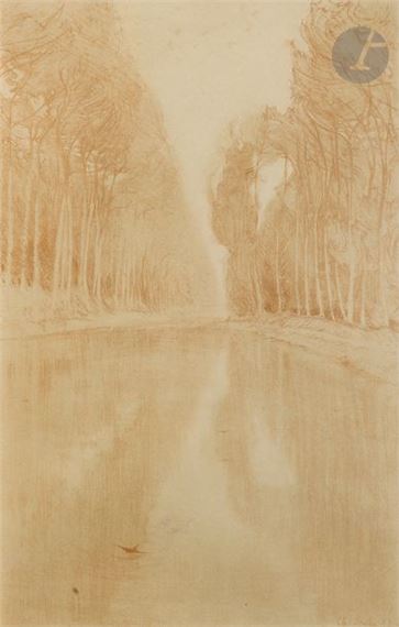 Plate 2 of the Landscapes suite by Charles Marie Dulac, 1893