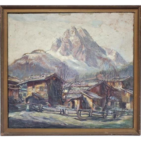 Munich Countryside w/ Mountains in The Background by Louis Wöhner