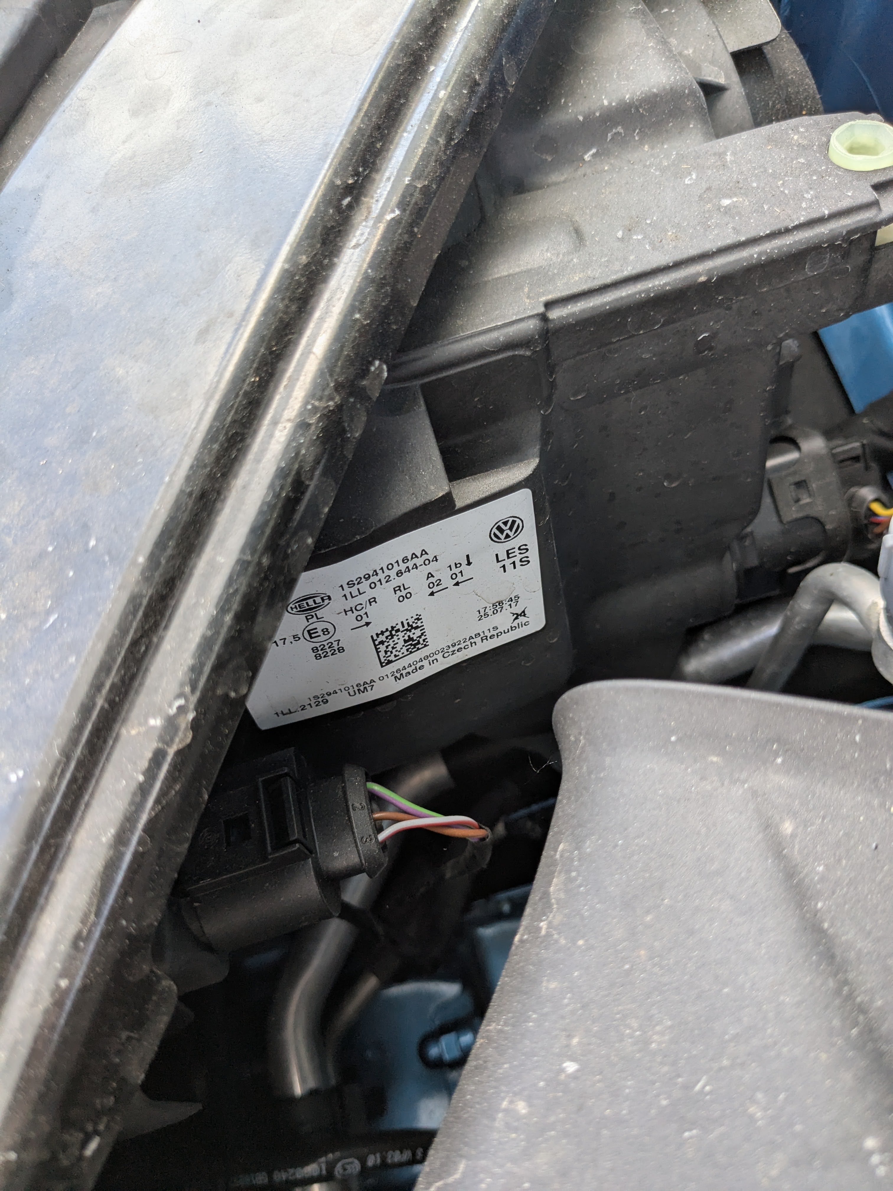 Artwork by MANUAL, a blue three door 1.0L High Up hatchback manual