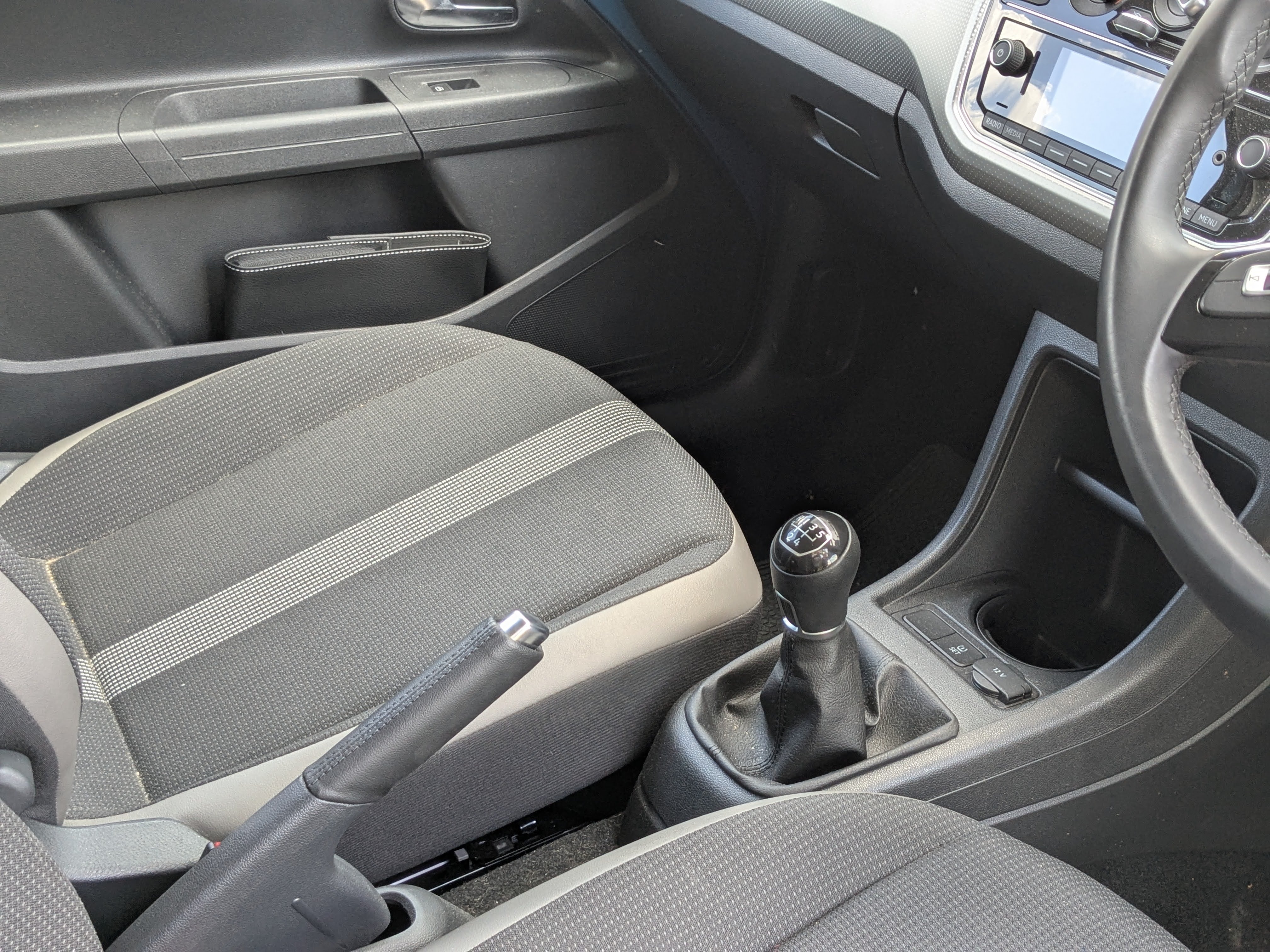 Artwork by MANUAL, a blue three door 1.0L High Up hatchback manual