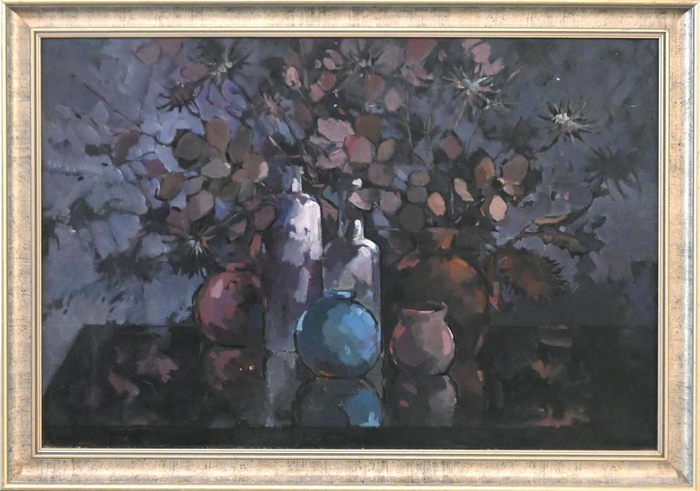 Artwork by Frederic Bates, STILL LIFE, Made of OIL ON MASONITE