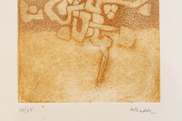 Artwork by Mohammed Khadda, Etching by Mohammed Khadda (1930–1991), Made of Etching