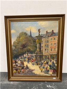Marché aux fleurs, place de l'Ange à Namur Picture