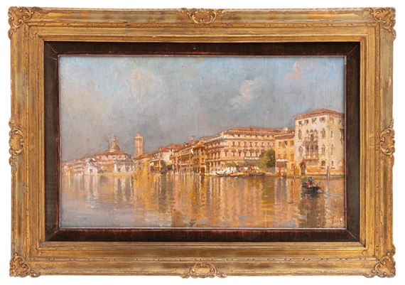 Canal Grande Venezia (1918 by Emanuele Brugnoli