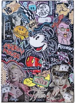 Painting by Daniela Balmes in Pop-Art / Street Art Style - Daniela Balmes