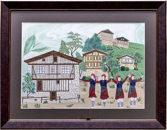 Gürkan Taner signed city miniatures work - Gürkan Taner