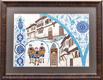 Gürkan Taner signed city miniatures work - Gürkan Taner