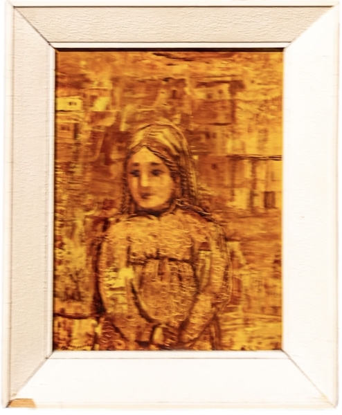 Ali Demir | Ali Demir signed, Anatolian woman portrait composition, oil ...