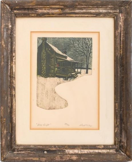 James A. Shell | Tenant House; Deep Drifts; Snow Flurries | MutualArt