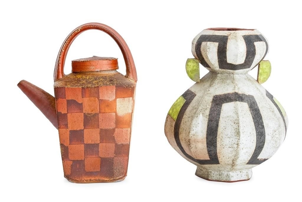 Artwork by Mark Pharis, Mark Pharis Art Pottery Vessels, 2, Made of glazed earthenware