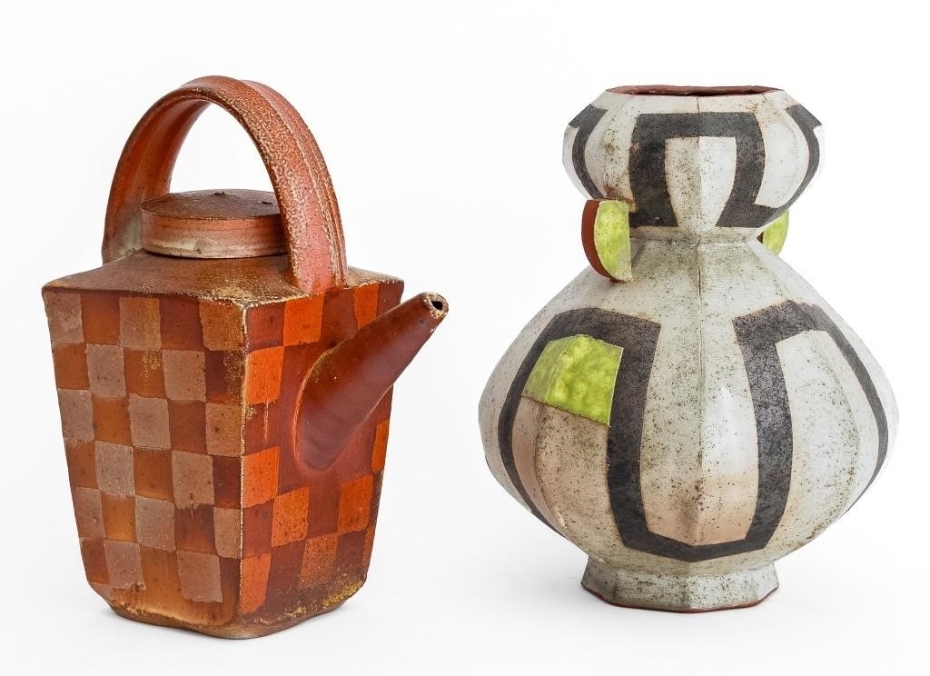 Artwork by Mark Pharis, Mark Pharis Art Pottery Vessels, 2, Made of glazed earthenware