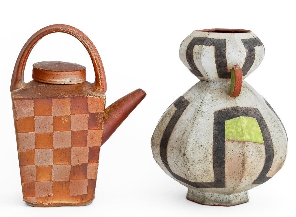Artwork by Mark Pharis, Mark Pharis Art Pottery Vessels, 2, Made of glazed earthenware