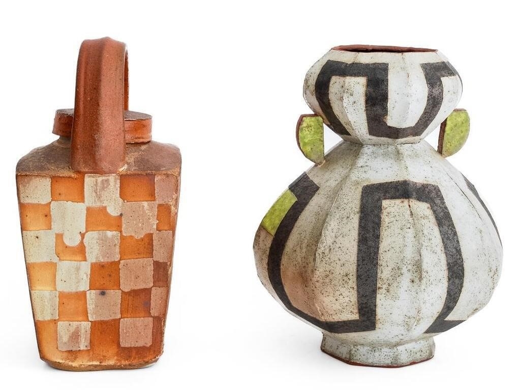 Artwork by Mark Pharis, Mark Pharis Art Pottery Vessels, 2, Made of glazed earthenware