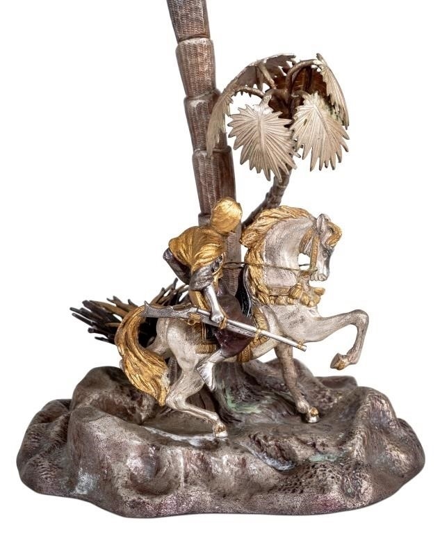 Artwork by Giuseppe Vasari, Berber, Made of Silvered and Gilt Bronze