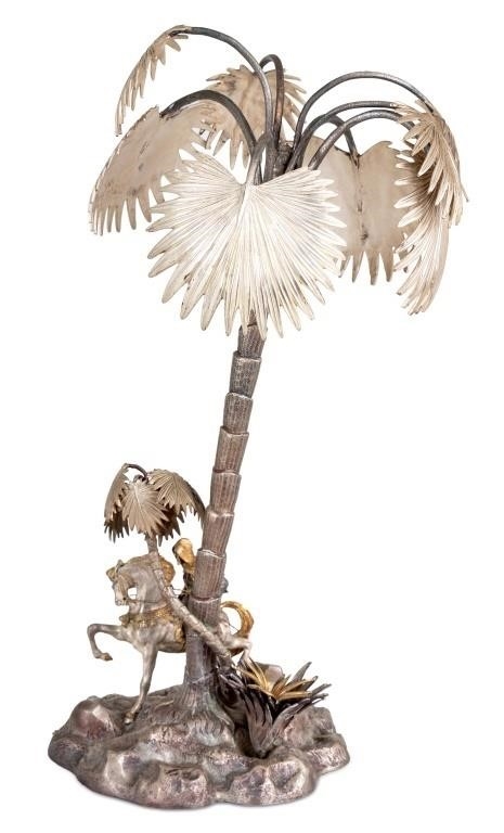 Artwork by Giuseppe Vasari, Berber, Made of Silvered and Gilt Bronze