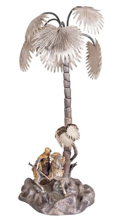 Artwork by Giuseppe Vasari, Berber, Made of Silvered and Gilt Bronze