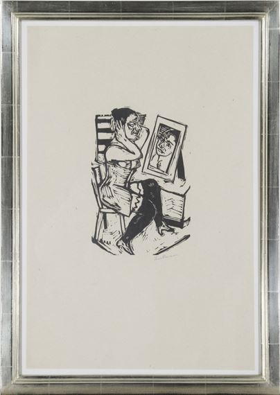 Toilette by Max Beckmann, 1923