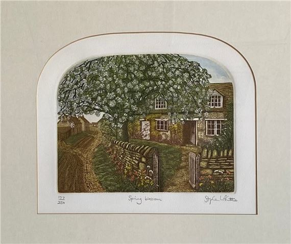 【銅版画】作品名:Country Inn 作者:Stephen Whittle 銅版画】作品名:Country Inn 作者:Stephen Whittle