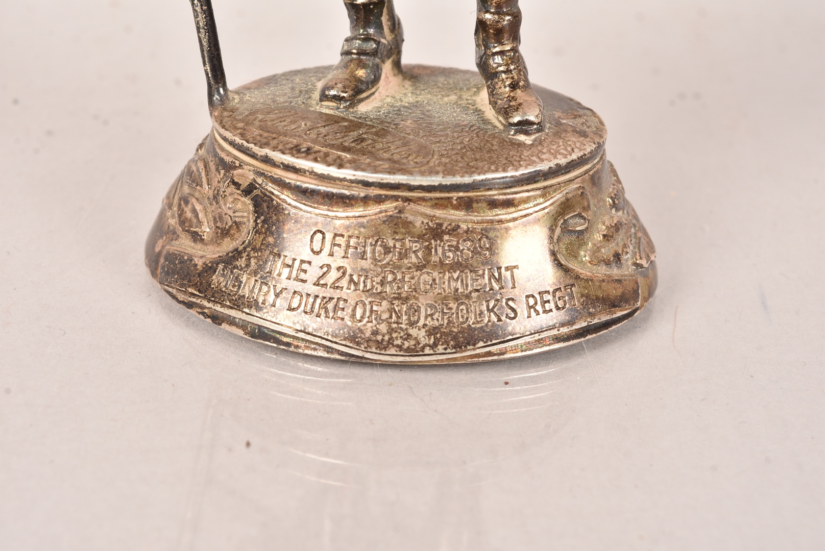 CHARLES C. STADDEN | A Hallmarked Silver Officer Figure | MutualArt