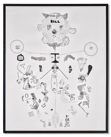 Mike Kelley | Graphic Layout 2 (2004) | MutualArt