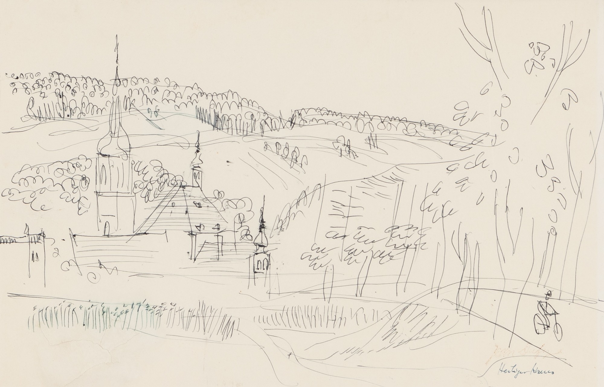 Jean Dufy | Rural scene | MutualArt