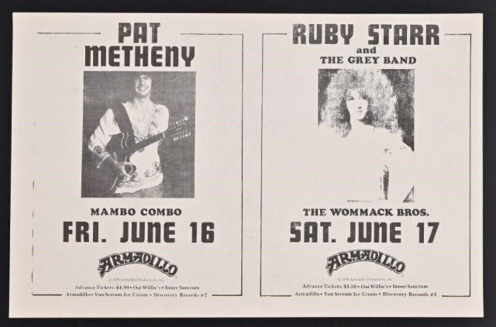 Starr | AWHQ Pat Metheny, Ruby Starr Poster (1978) | MutualArt