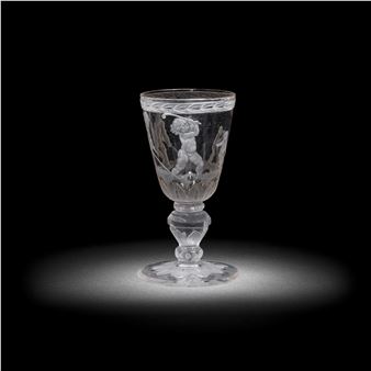 A remarkable Potsdam engraved goblet by Gottfried Spiller, circa 1700-10 - Gottfried Spiller