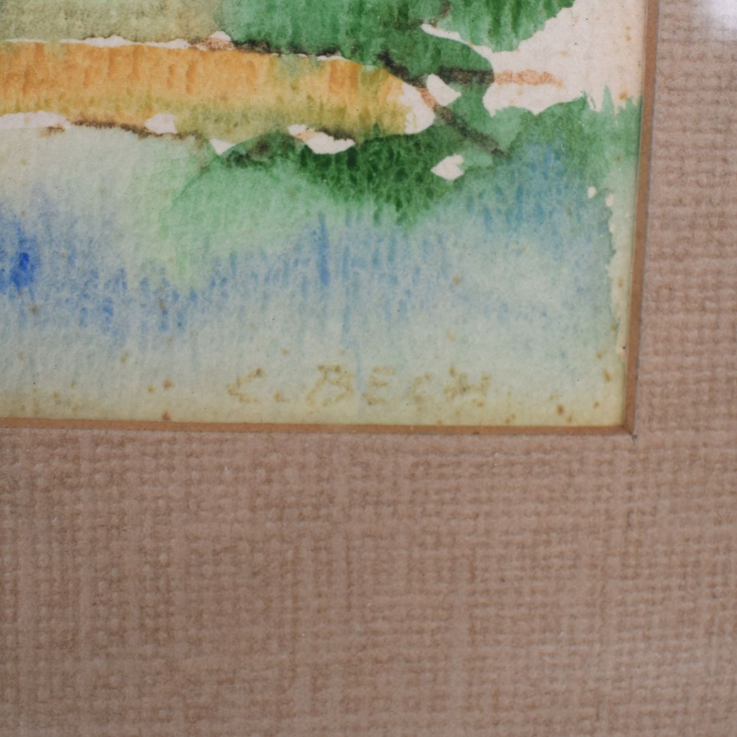 Artwork by Charles Bech, Charles BECH (1919-2000, Made of Watercolor