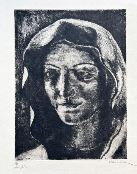 Marcel Roche | La Vierge pensive | MutualArt