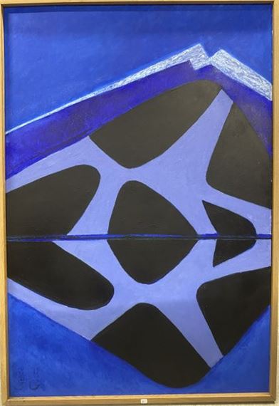 Abstract mountain composition by Robert Saintgery