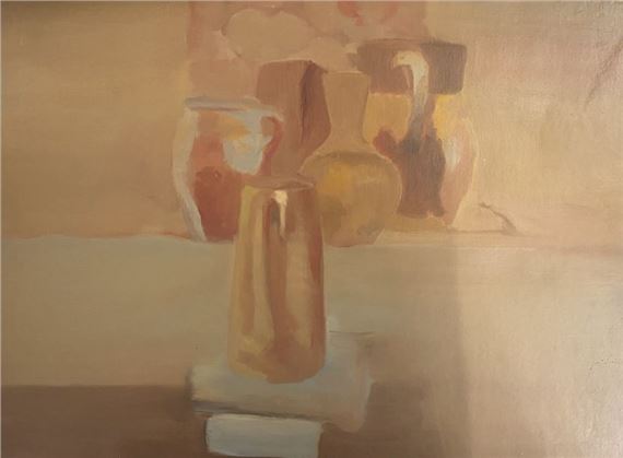 Still life with pots by Robert Saintgery