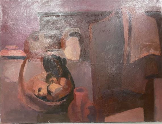 Still life with apples by Robert Saintgery