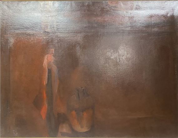 Still life with pot by Robert Saintgery