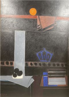 Abstract composition with gas stove - Robert Saintgery