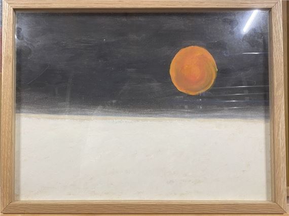 Pair of abstract sunset compositions