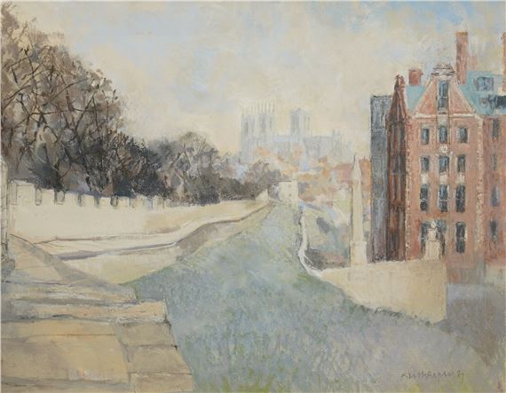 Keith Roper | York Minster from City Walls with the Grand Hotel (1987 ...