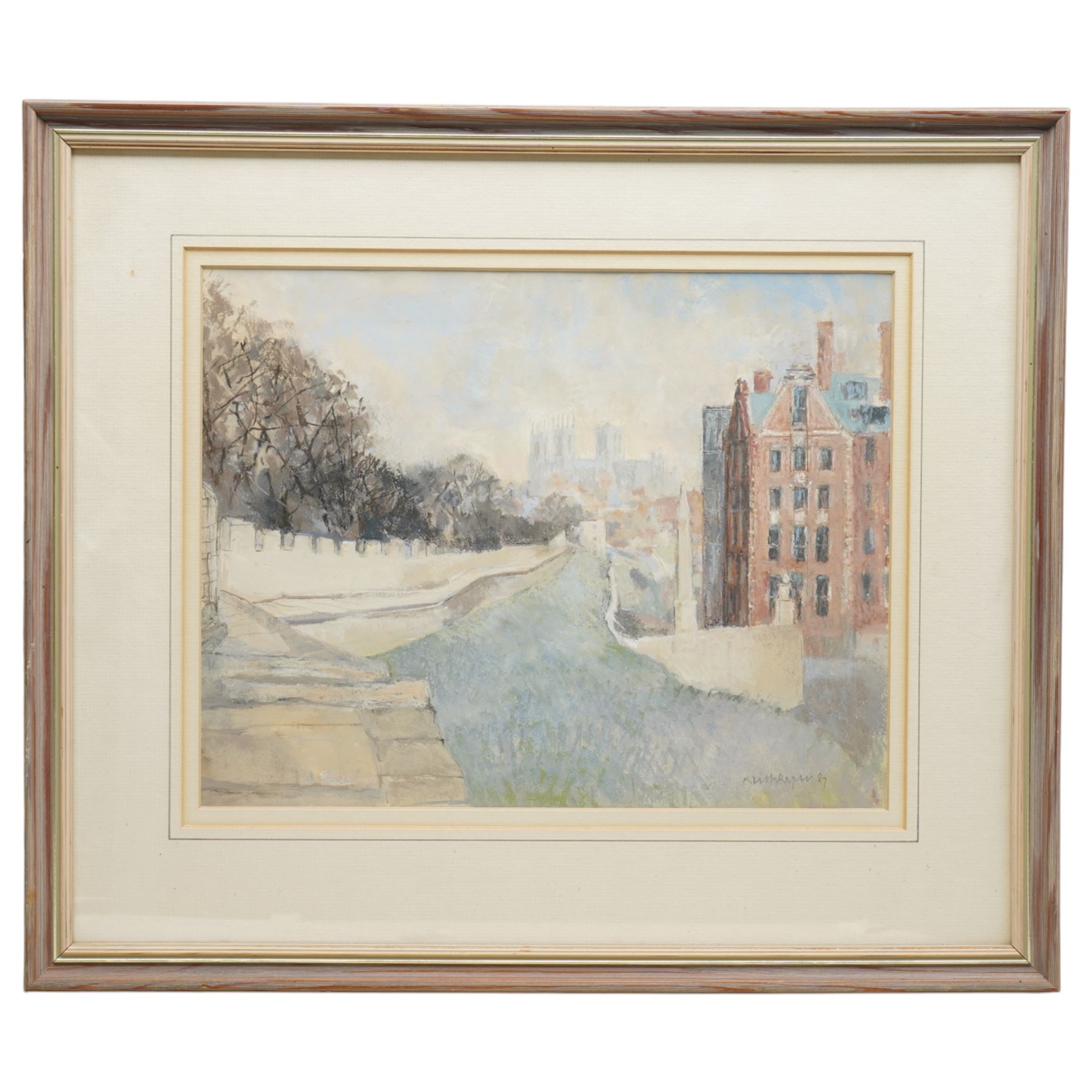 Keith Roper | York Minster from City Walls with the Grand Hotel (1987 ...