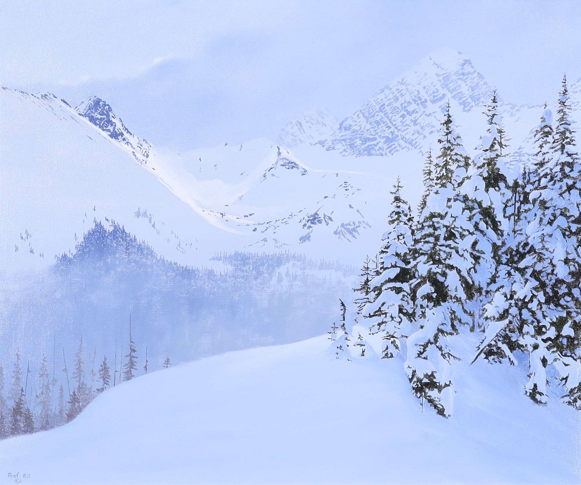 Ted Raftery | A BREAK IN THE STORM (MT SMUTTS); 1982 (1982) | MutualArt