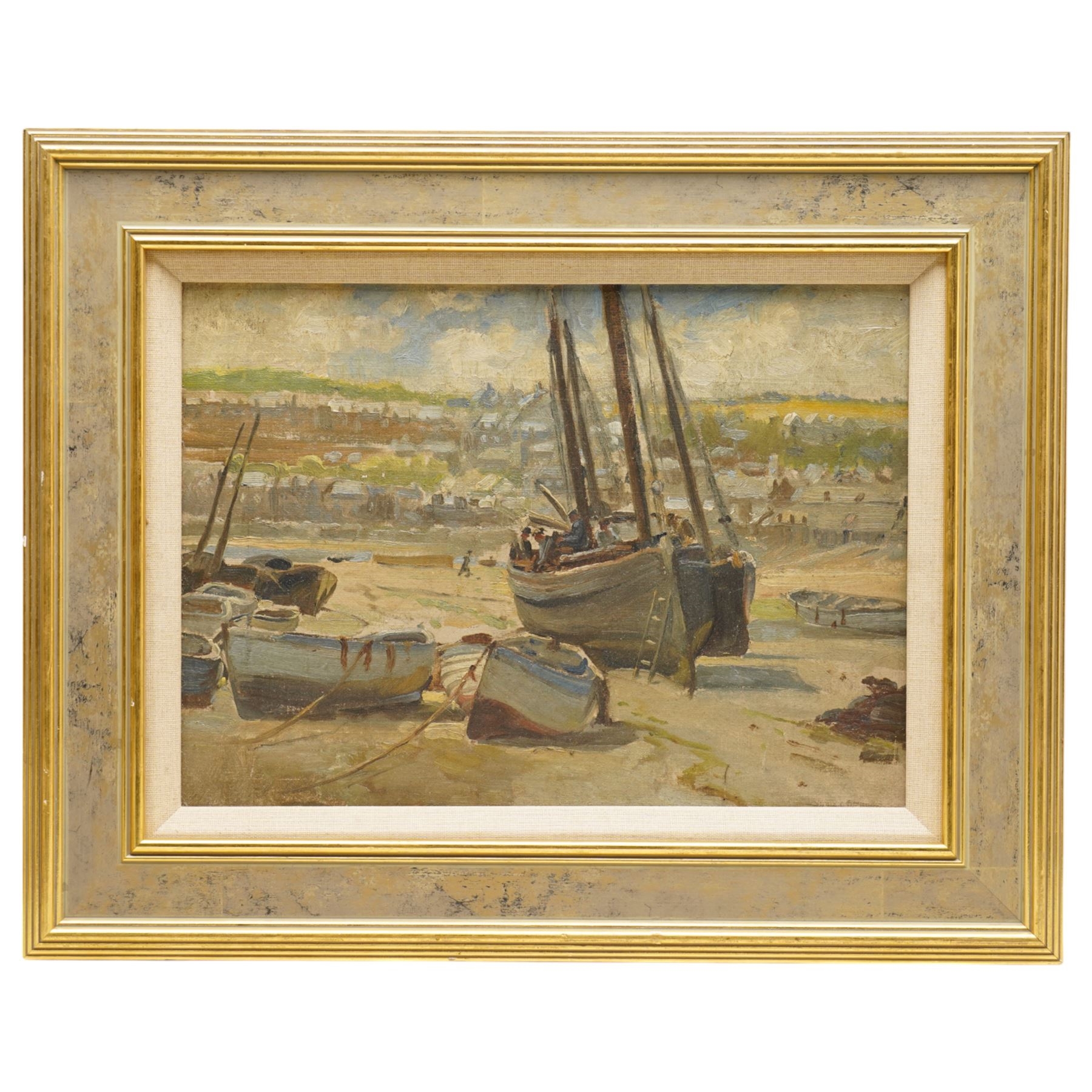 George Edmund Butler | Beached Boats at Whitby | MutualArt