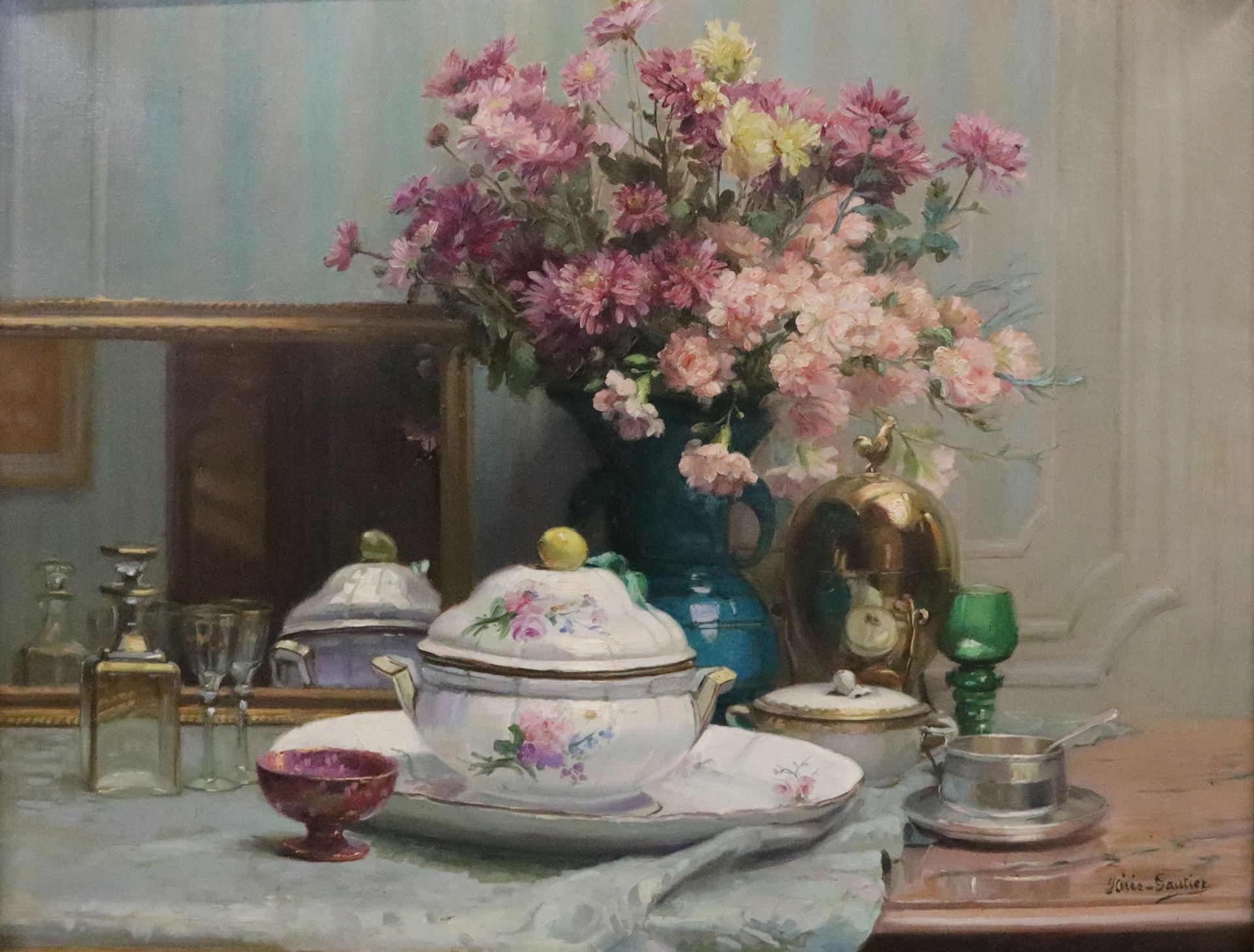 Artwork by Jane Nérée-Gautier, 'Still Life with Asters', Made of Oil on canvas