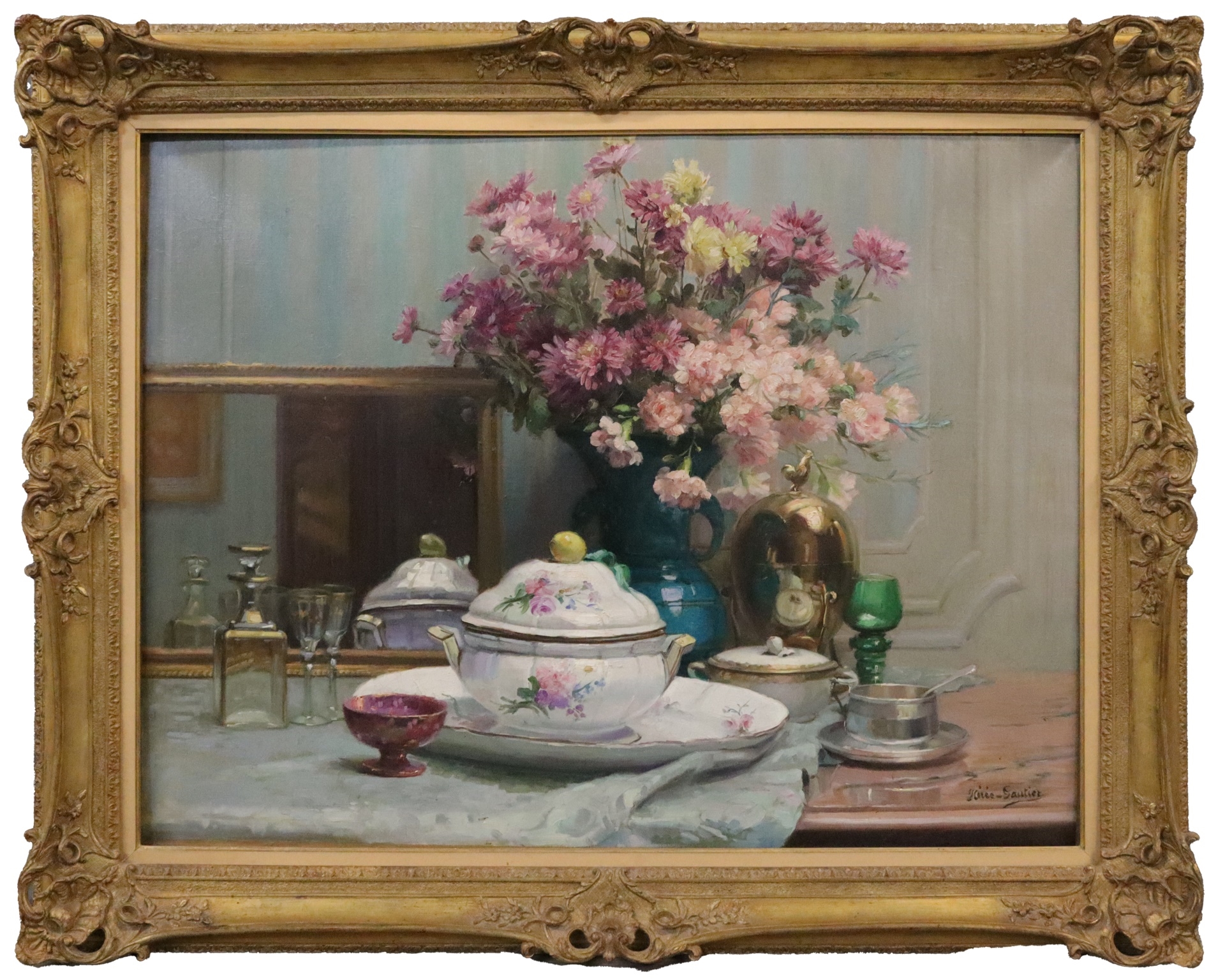 Artwork by Jane Nérée-Gautier, 'Still Life with Asters', Made of Oil on canvas