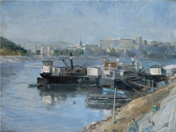 Landscape of Budapest by Miklós Radnay-Rózsay Muraközi