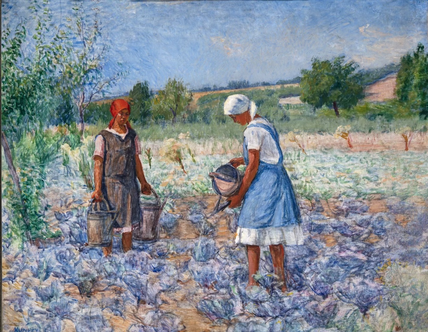 Lajos Kúnffy | Cabbage Pickers (1931) | MutualArt