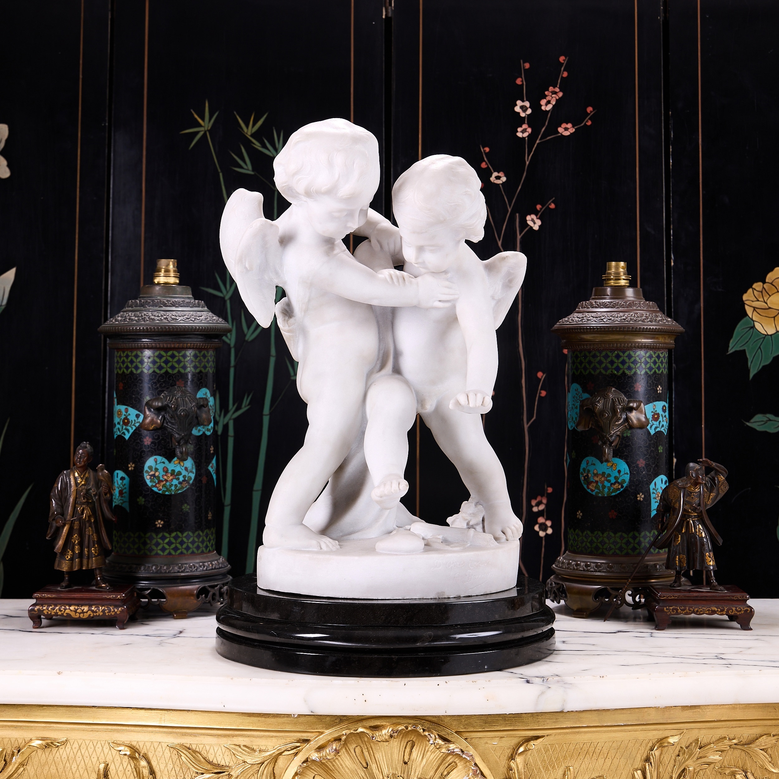 Étienne-Maurice Falconet | A 19TH CENTURY ITALIAN MARBLE FIGURAL GROUP ...